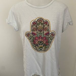 Democracy tee shirt.